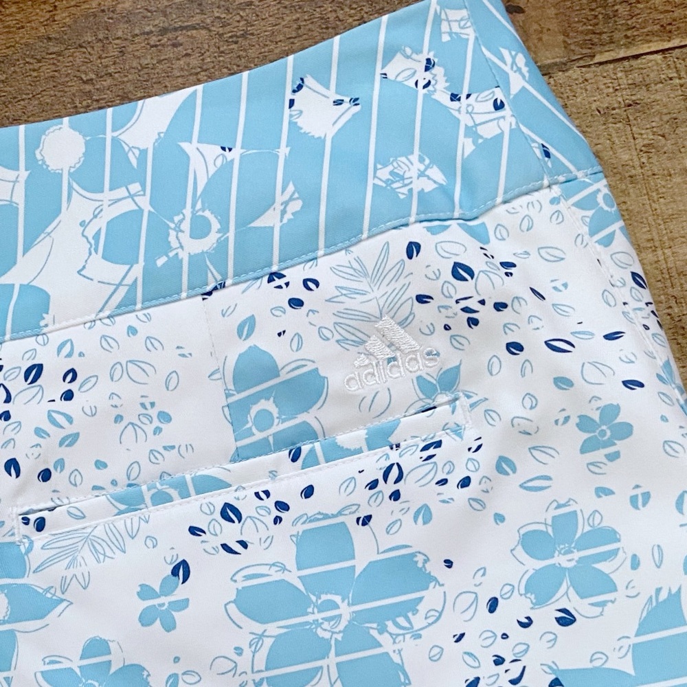 Adidas Climacool Blue White Floral Golf Skort - image 6